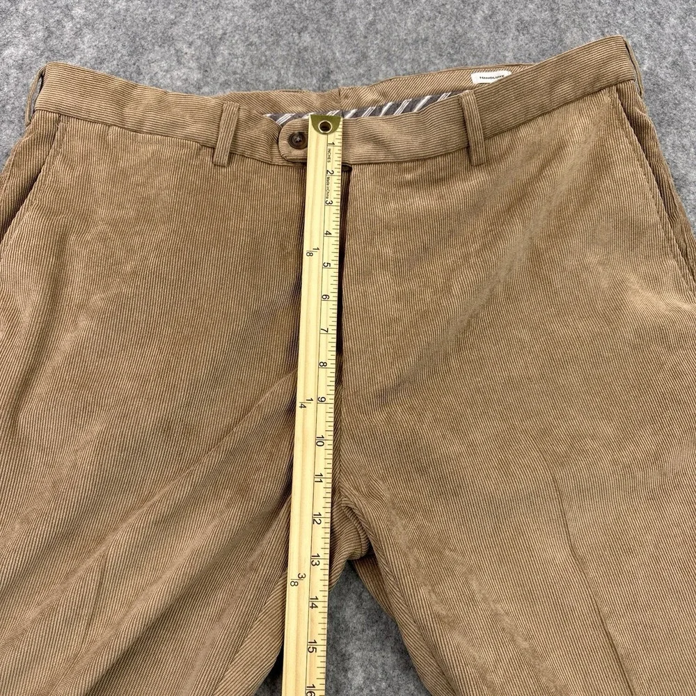 Peter Millar Pants Mens 38 Tan Nanoluxe Corduroy Trousers Preppy Stretch‎